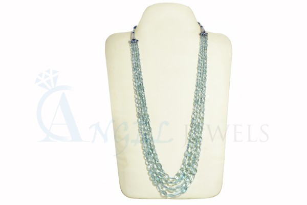 Aquamarine Gemstone Necklace