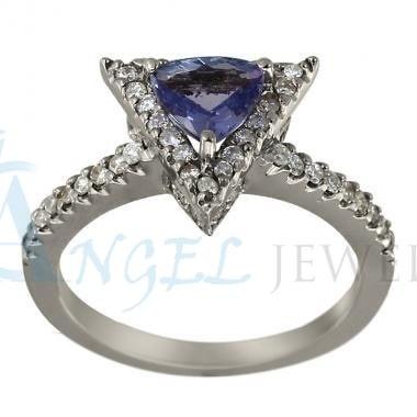 tanzanite diamond ring