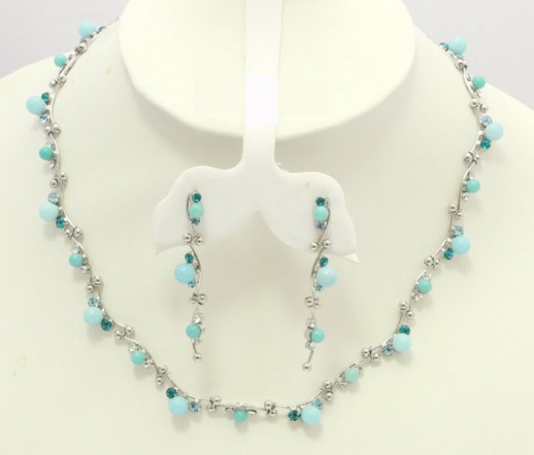 aquamarine jewellery set