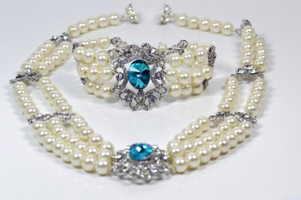 aquamarine jewellery set