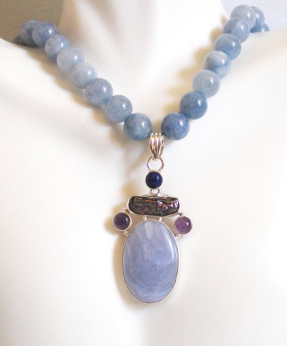 aquamarine necklace