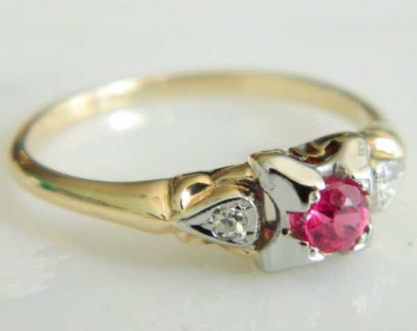 beautiful ruby gemstone ring