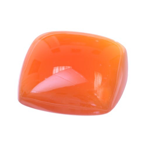 Cabochon Cushion Red-Orange Carnelian