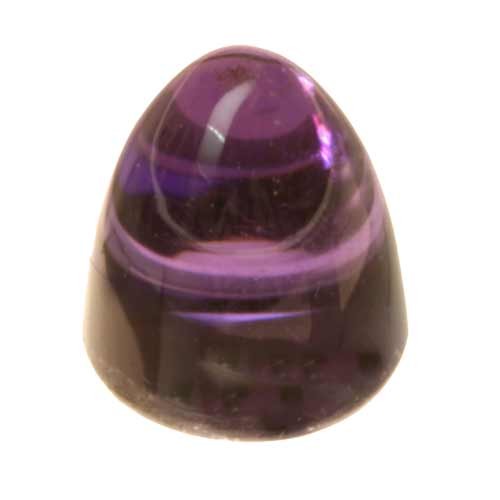 Cabochon Round Bullet Amethyst