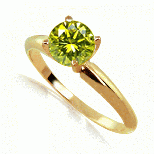 Canary Diamond Ring