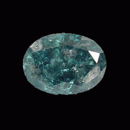Carat Oval Blue Diamond