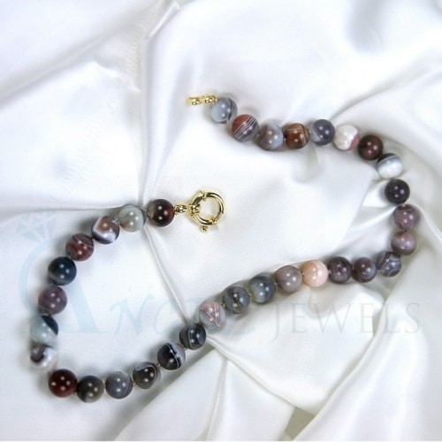 Ruby Sapphire Beads Necklace