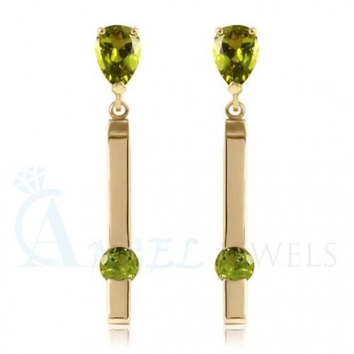 Design Peridot Chandelier Earrings