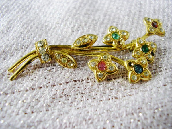 diamond brooch