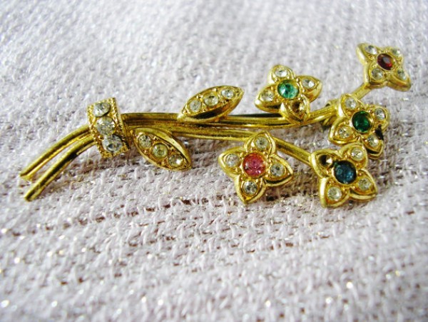 diamond brooch