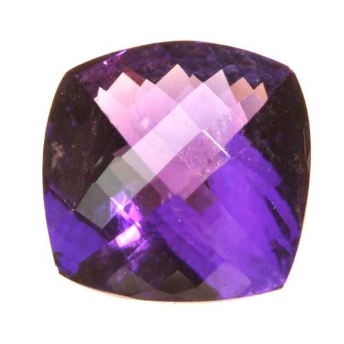 Double Checker Board Cushion Amethyst