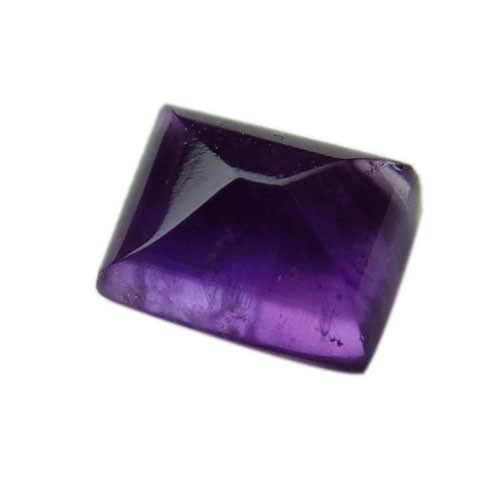 Emerald Cut African Amethyst Cabochon