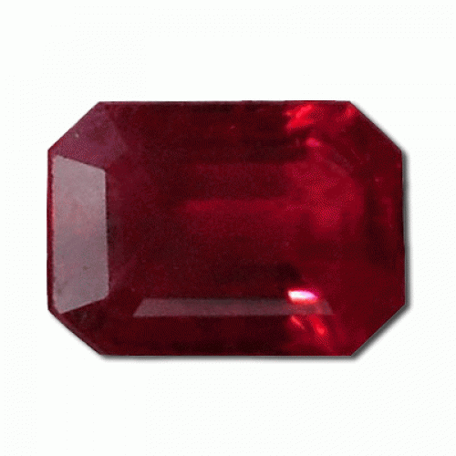 Emerald Cut Ruby