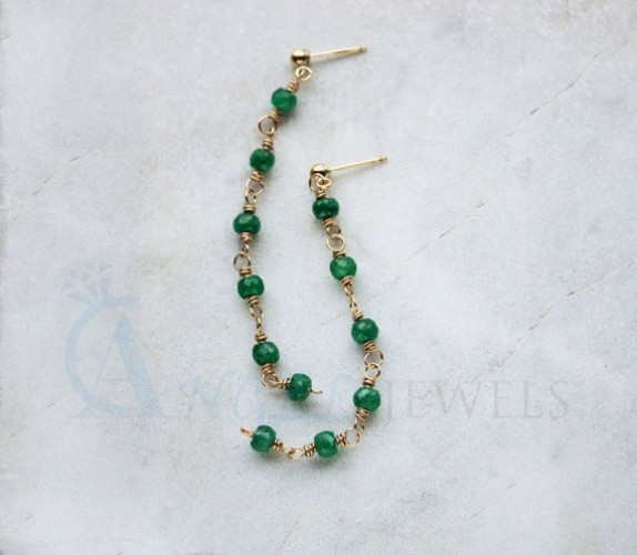 emerald earrings