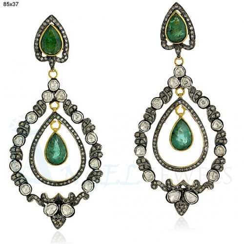emerald earrings