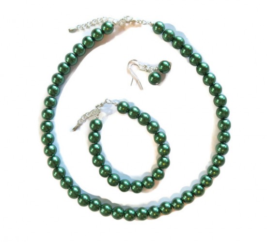 emerald jewellery set