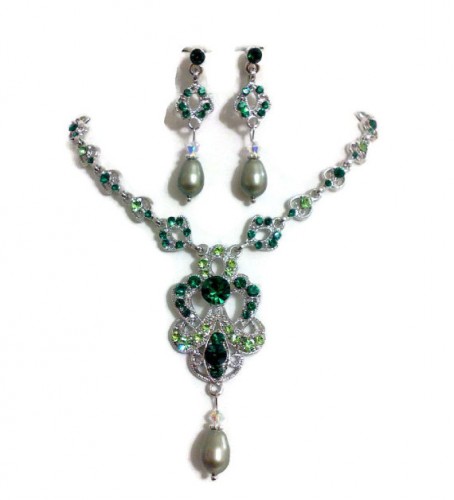 emerald jewellery set