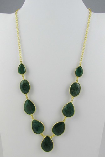 emerald jewellery set