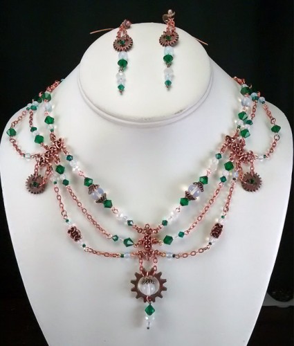 emerald jewellery set