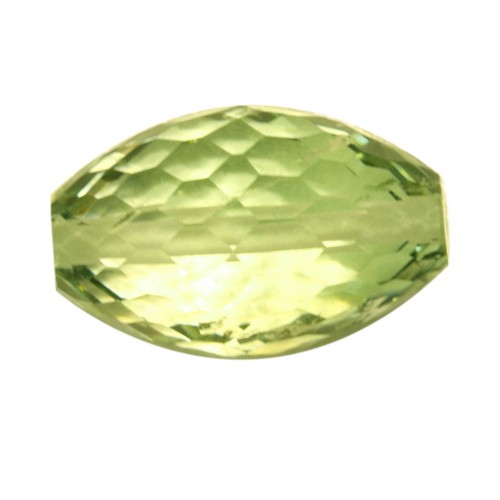 Faceted Beads Drop Green Amethyst