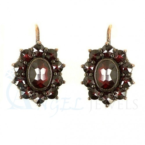 garnet earrings