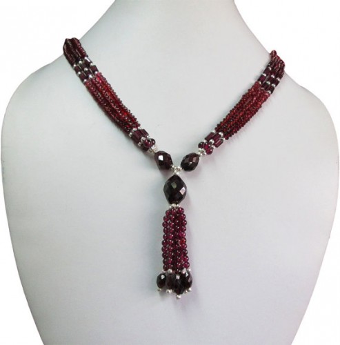 garnet jewellery set