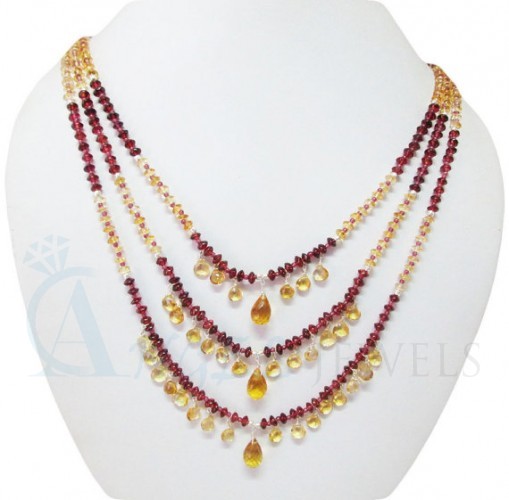 garnet necklace