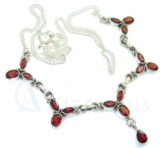 garnet necklace