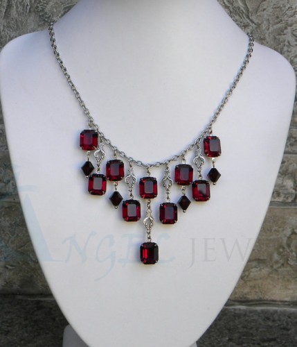 garnet necklace