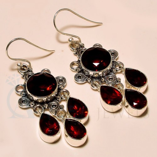 gemstone designer earrings