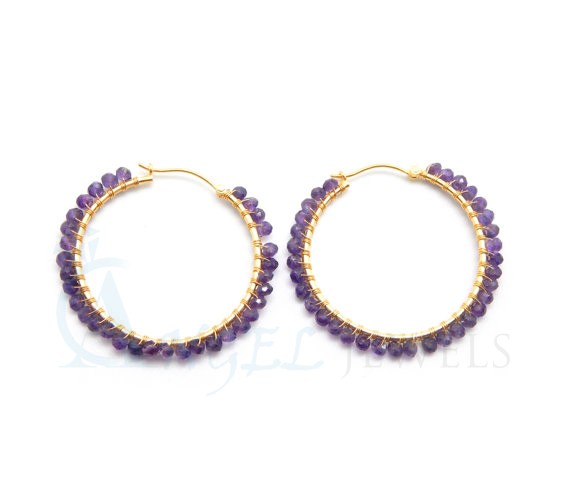 gemstone designer earrings