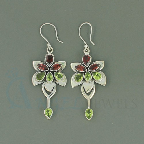 gemstone designer earrings