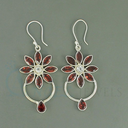 gemstone designer earrings