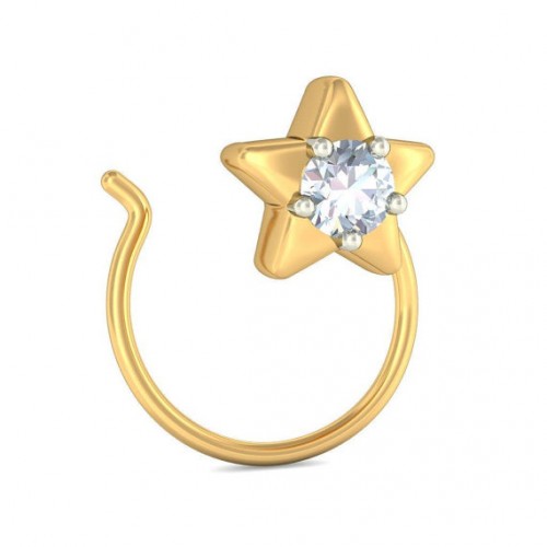 gold nose pin