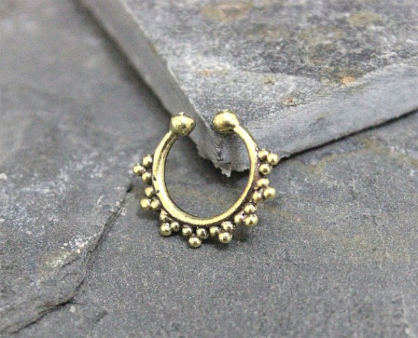 gold nose rings