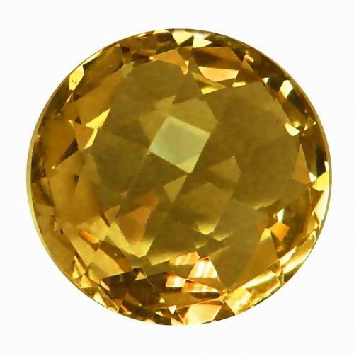 Golden Round Golden Citrine