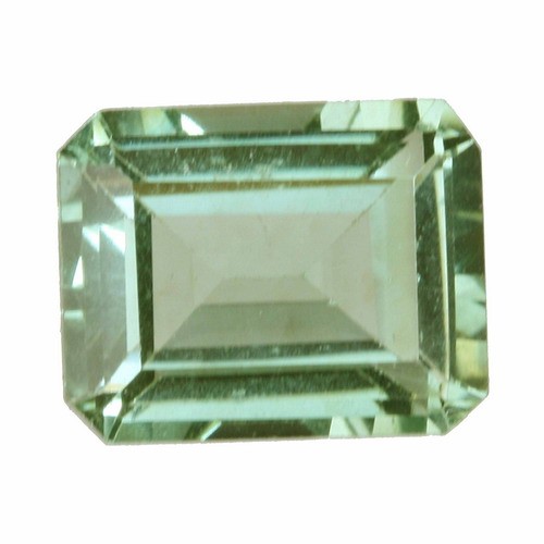 Green Emerald Cut Amethyst