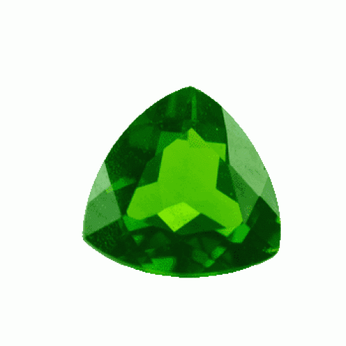 Green Trillion Chrome Diopside