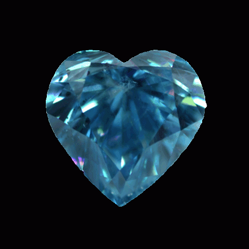 Heart Blue Diamond