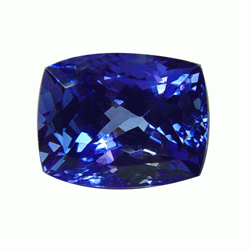 Long Cushion Tanzanite