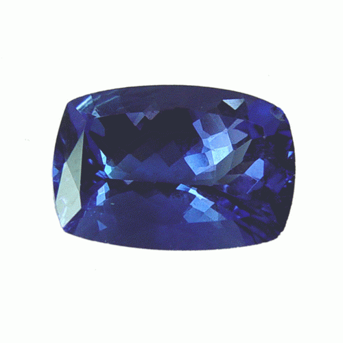 Long Cushion Tanzanite