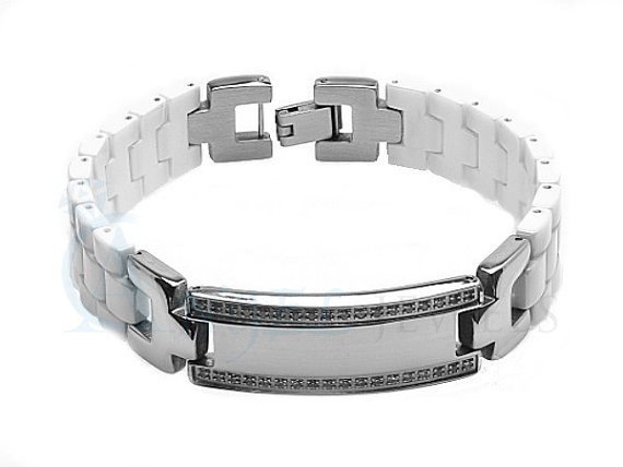 mens diamond bracelets