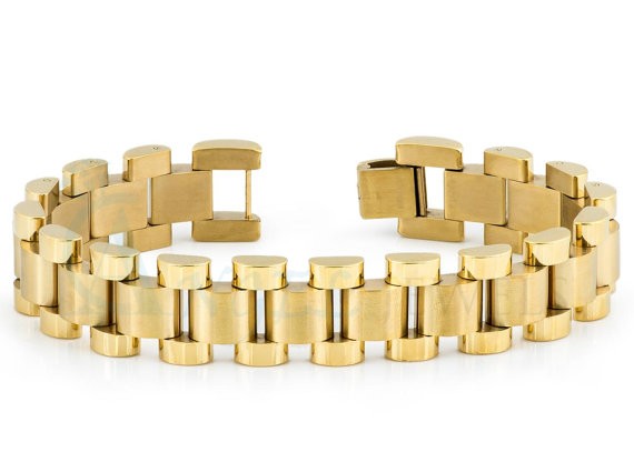 mens gold bracelet