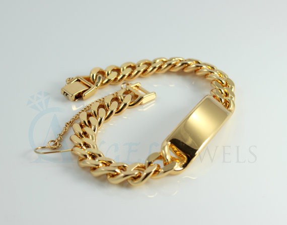 mens gold bracelet