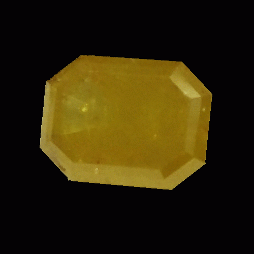 Octagon Yellow Diamond