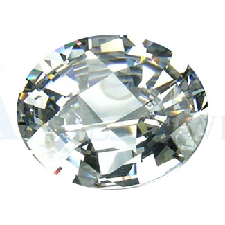 Oval White Sapphire