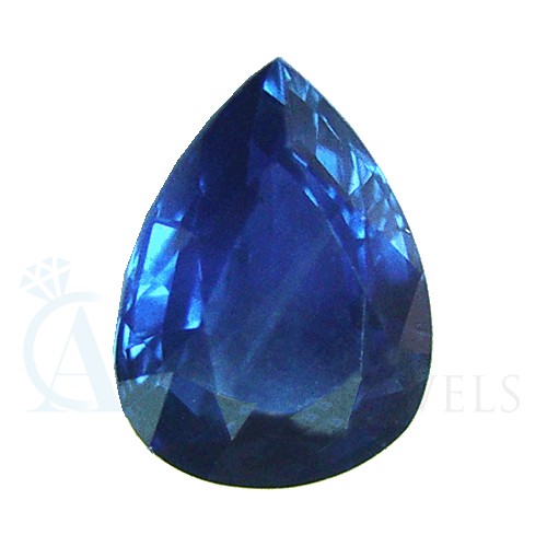 Pear Blue Sapphire