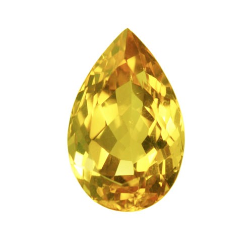Pear Rare Large Golden Fluorite