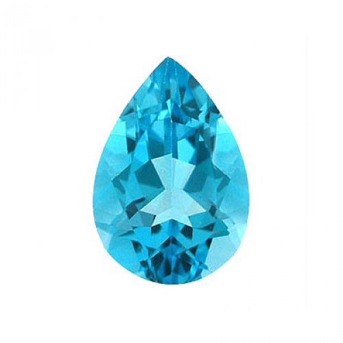 Pear Shape Swiss Blue Topaz