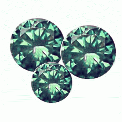 Round Green Diamond
